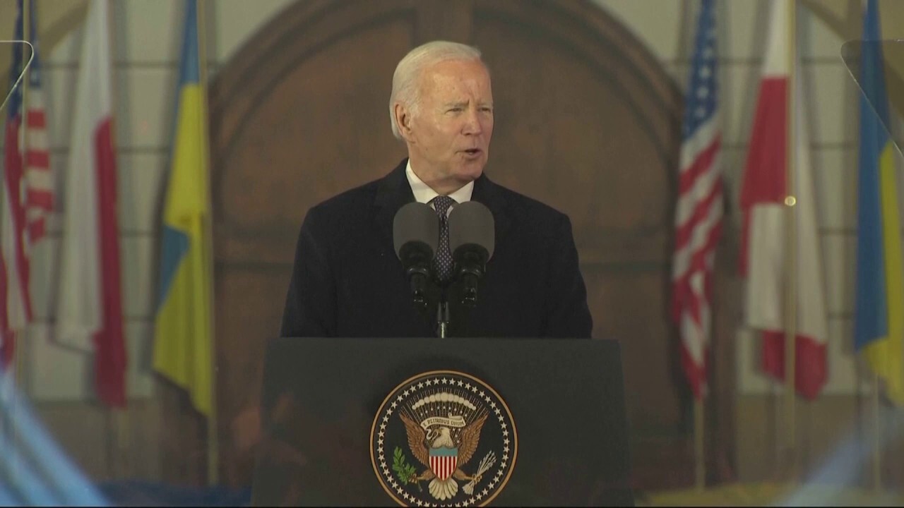Biden in Poland says US support for Ukraine will 'never waver'