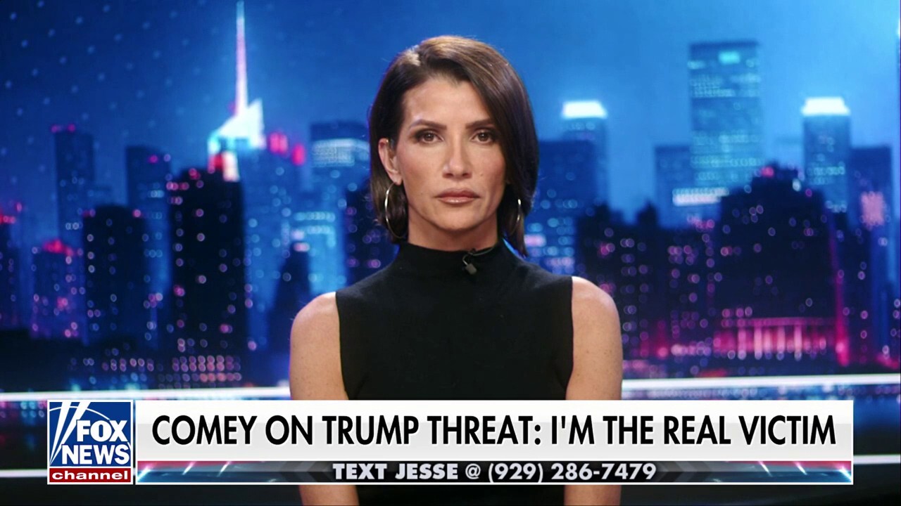 Nationally syndicated radio host Dana Loesch discusses how former FBI director James Comey blamed his wife for the alleged Instagram threat to President Donald Trump on ‘Jesse Watters Primetime.’