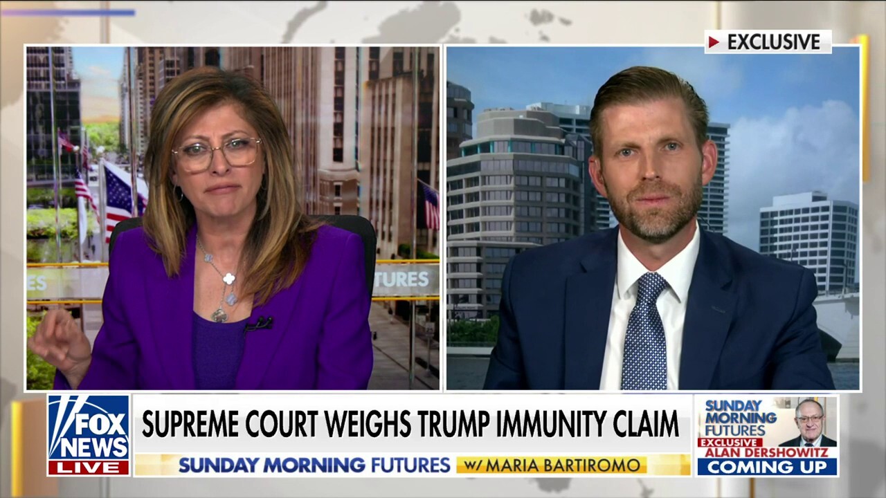 'New York is falling': Eric Trump blasts Bragg's 'legal lawfare' against his father as crime plagues NYC