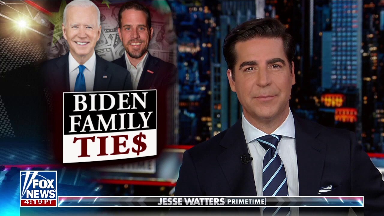 Here's how the Biden family started 'cashing in checks': Watters