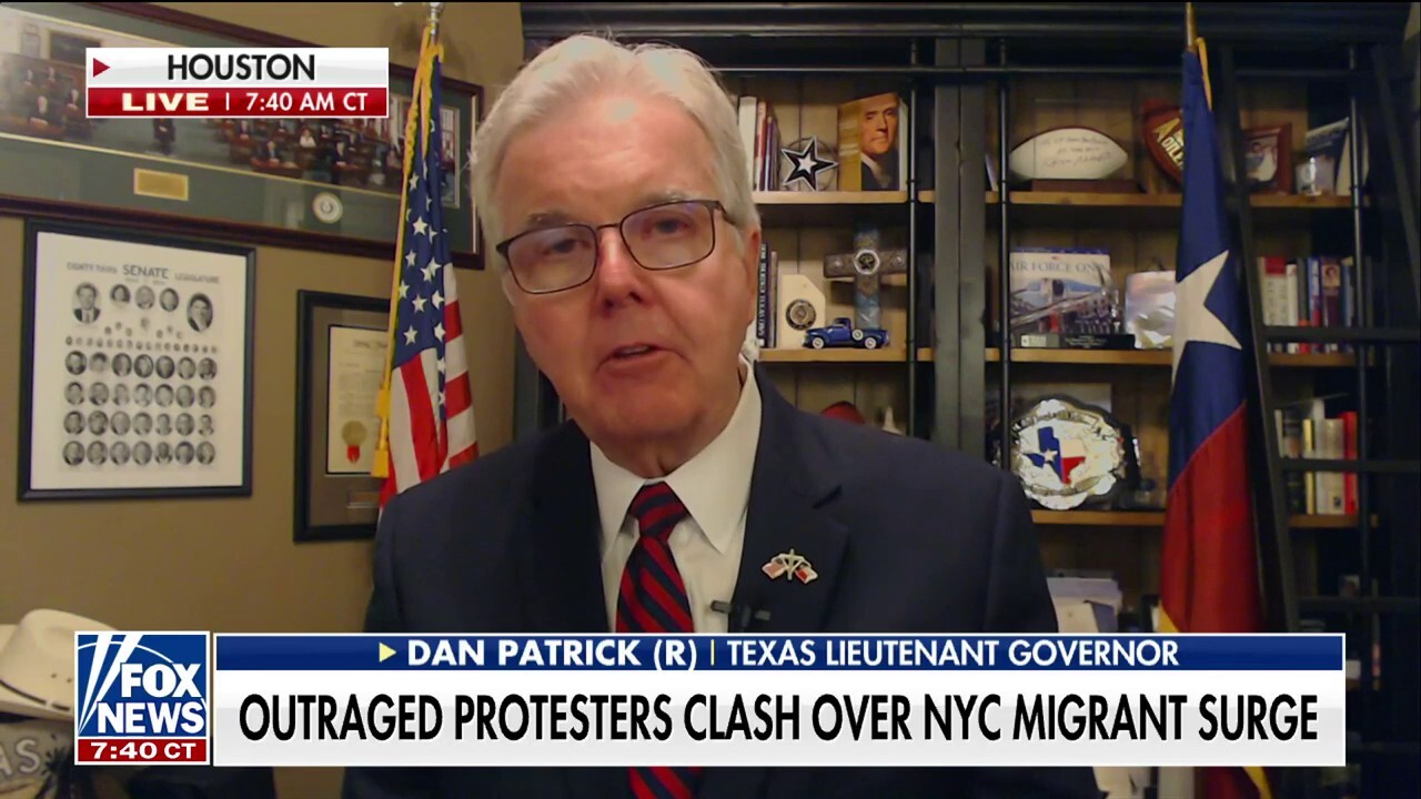 Dan Patrick unloads on Joe Biden for 'not caring' about US citizens