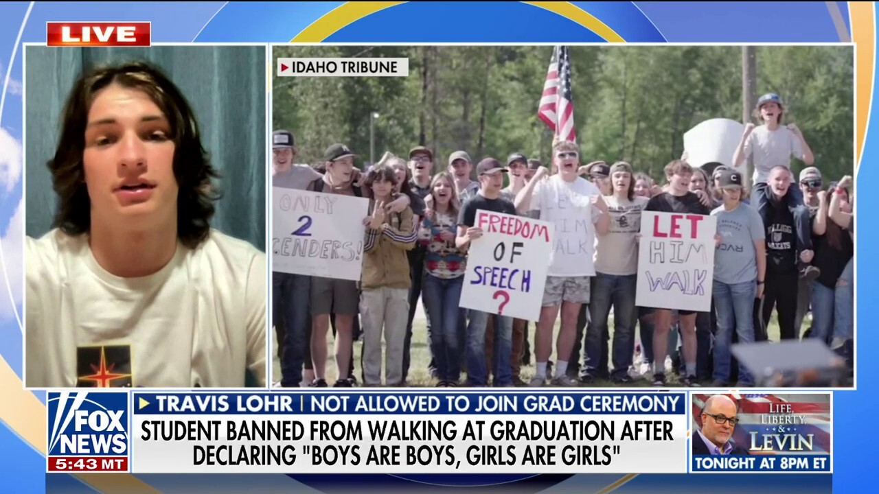 Student banned from walking at graduation after ‘boys are boys, girls are girls’ comment