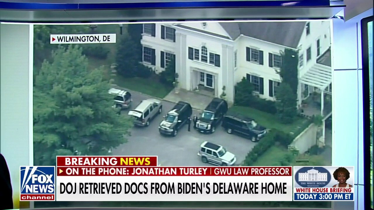 Jonathan Turley: DOJ collecting documents from Biden's home is 'not surprising'