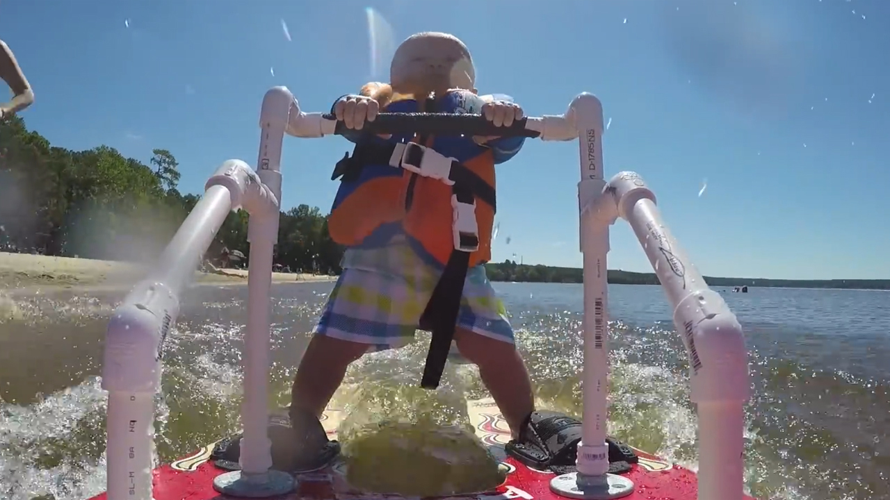 6-month-old stakes claim as world's youngest waterskier
