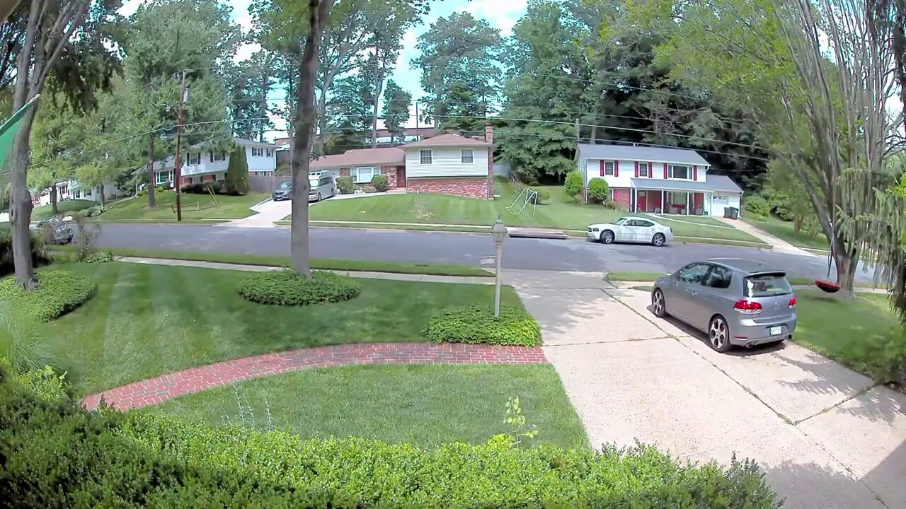 Springfield, Virginia home camera captures sonic boom