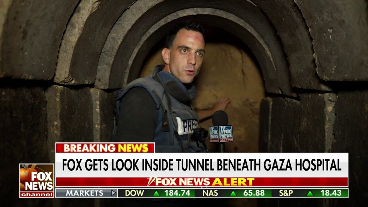 A look inside the tunnel beneath the Gaza hospital