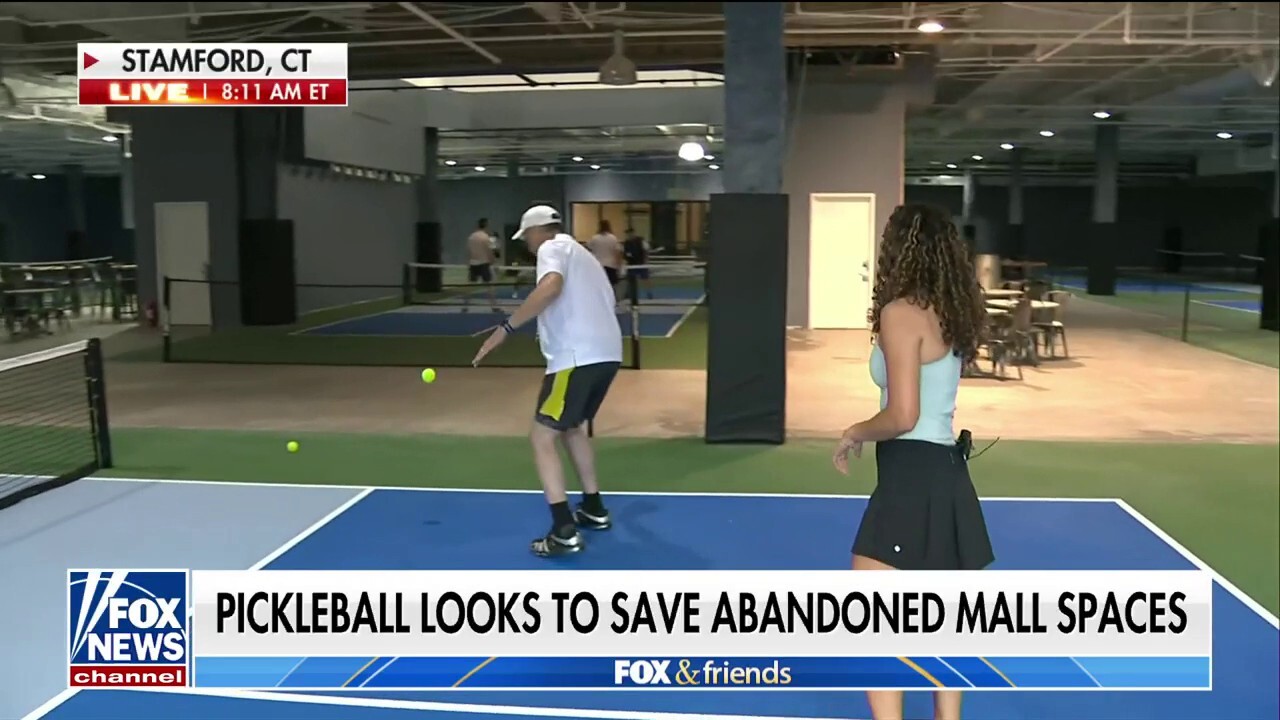 Vacant malls being converted into pickleball courts