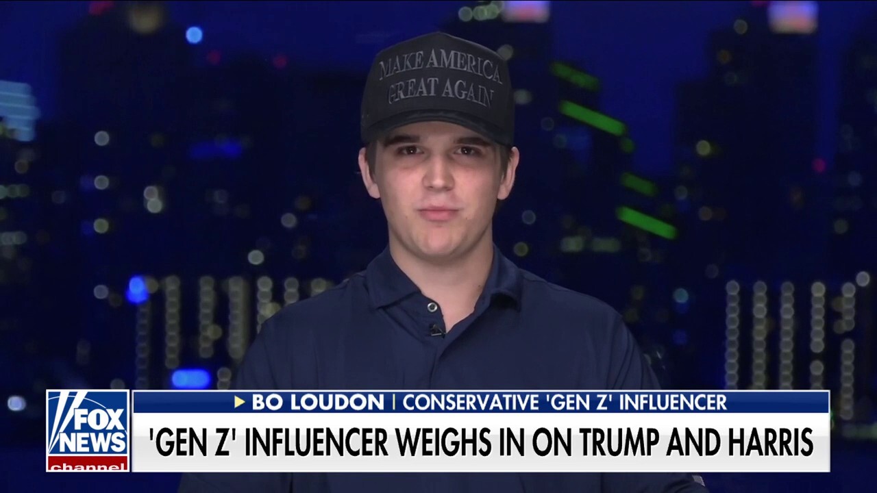 Young people are ‘100% on fire for Trump’, says Gen Z voter