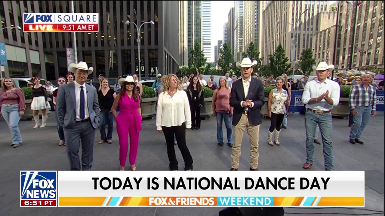 'Fox & Friends Weekend' learns line dancing for National Dance Day