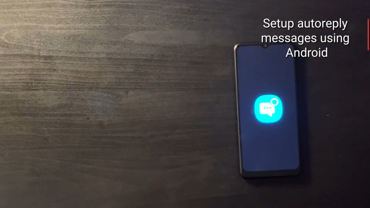 How to activate auto-reply to text messages on Android