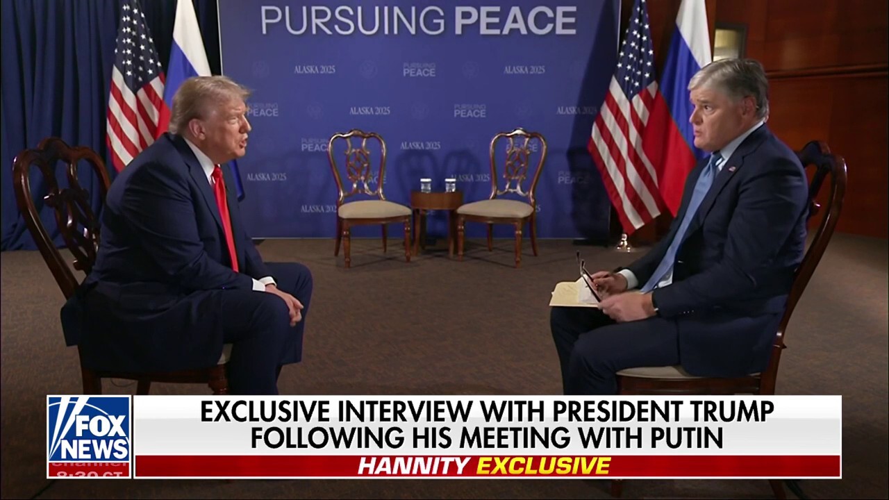 President Donald Trump discusses how his meeting with Russian President Vladimir Putin went and what’s next in peace negotiations and more in an exclusive interview on ‘Hannity.’