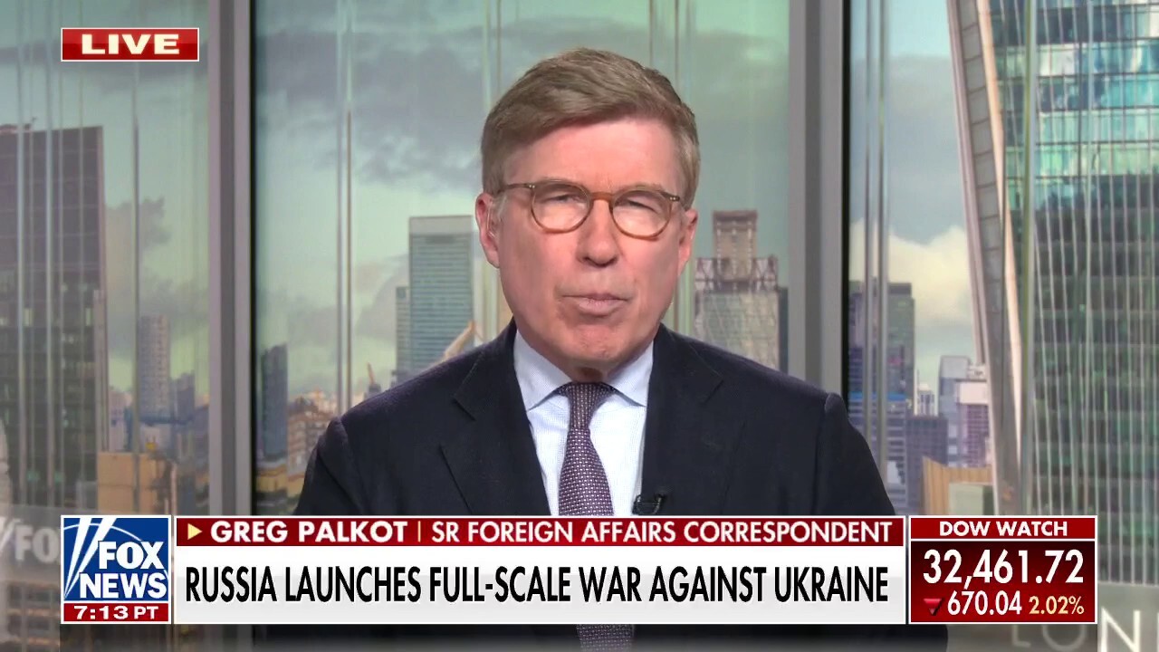 Senior foreign affairs correspondent Greg Palkot reacts to Russia's invasion of Ukraine