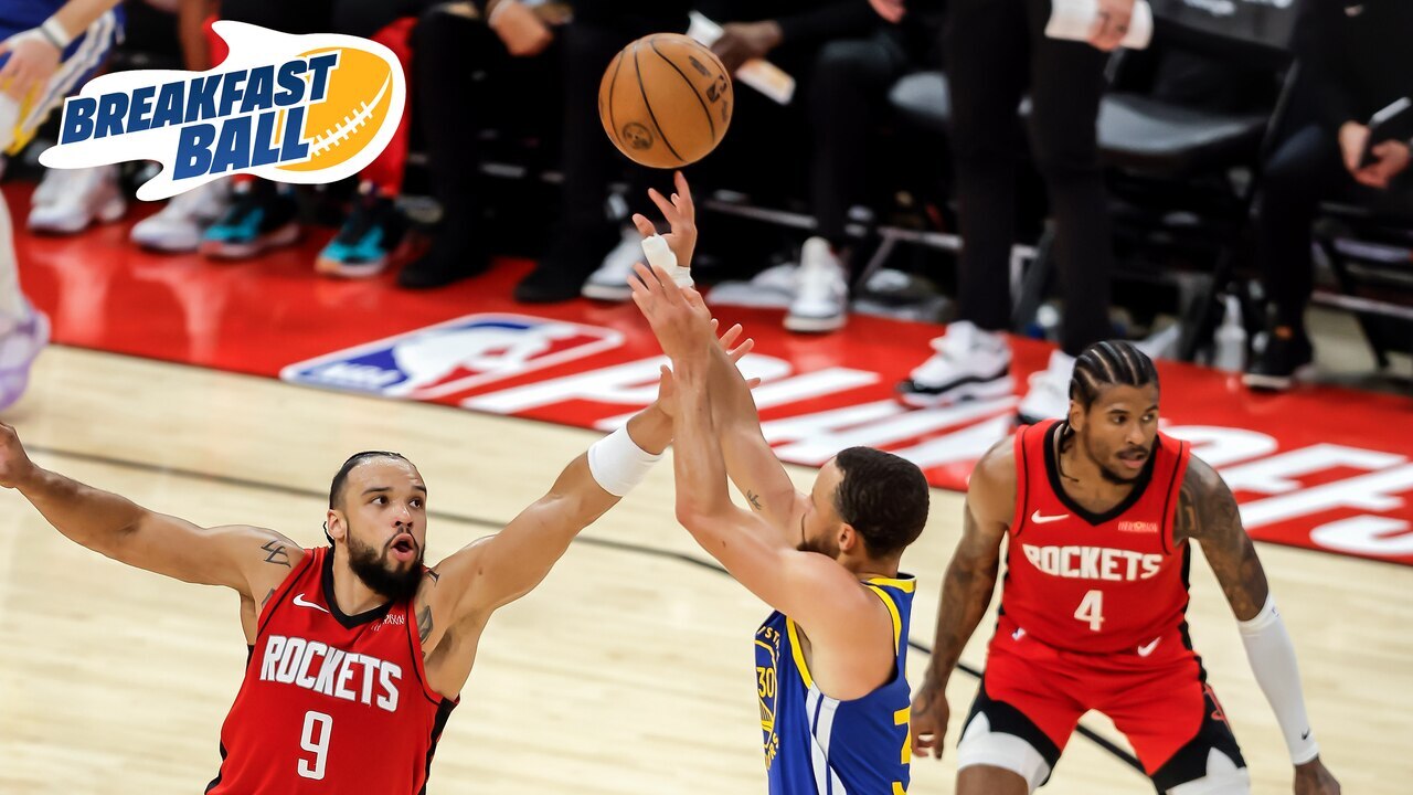 Should the Warriors beryllium  acrophobic   with the Rockets’ defense? | Breakfast Ball