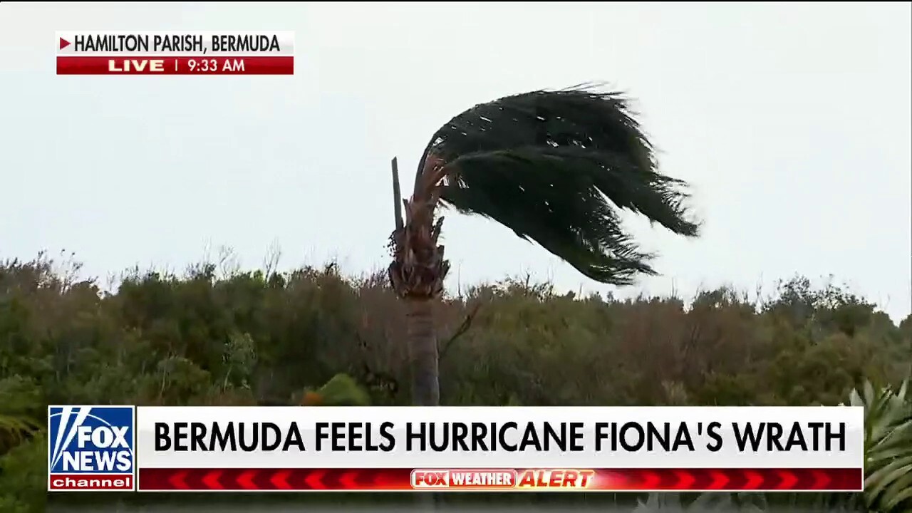 Hurricane Fiona hits Bermuda with heavy rain, wind gusts up to 94mph