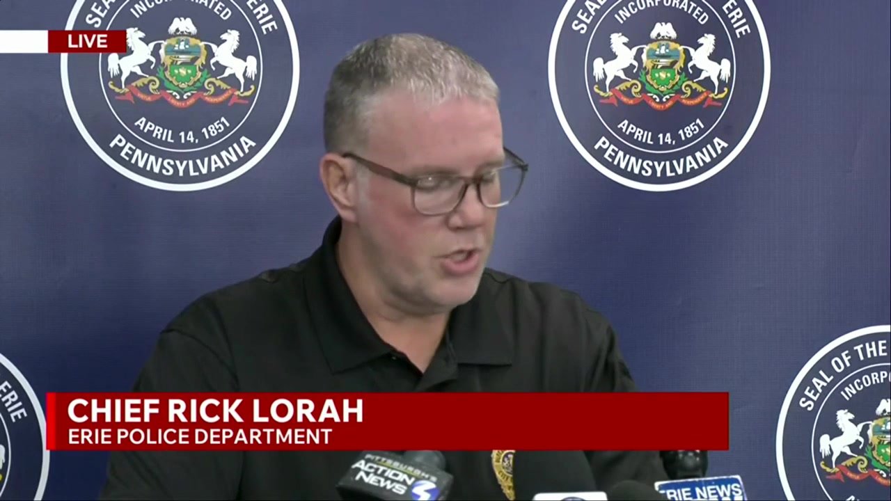 Erie police SWAT officers breach residence where nine people died in tragedy