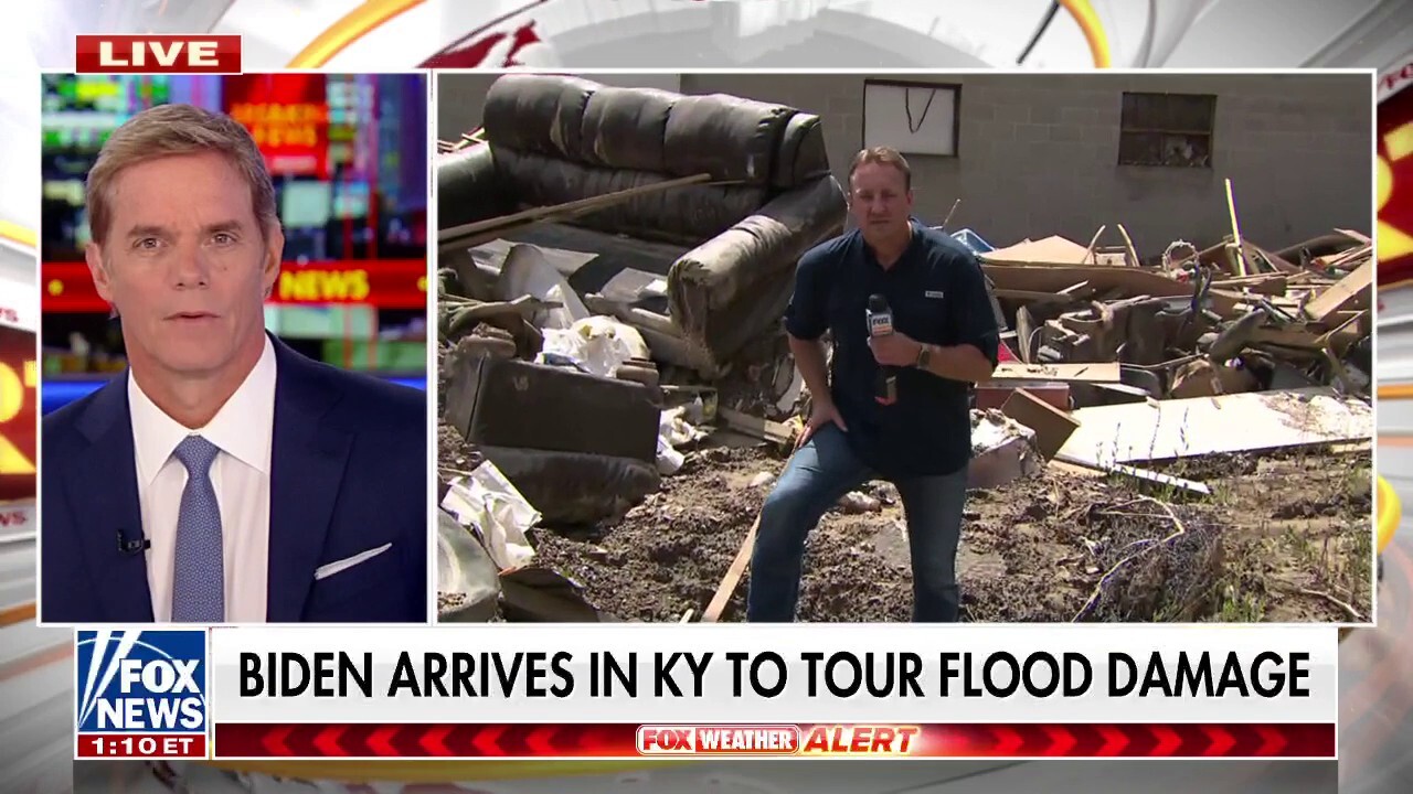 Biden travels to Kentucky to tour flood damage