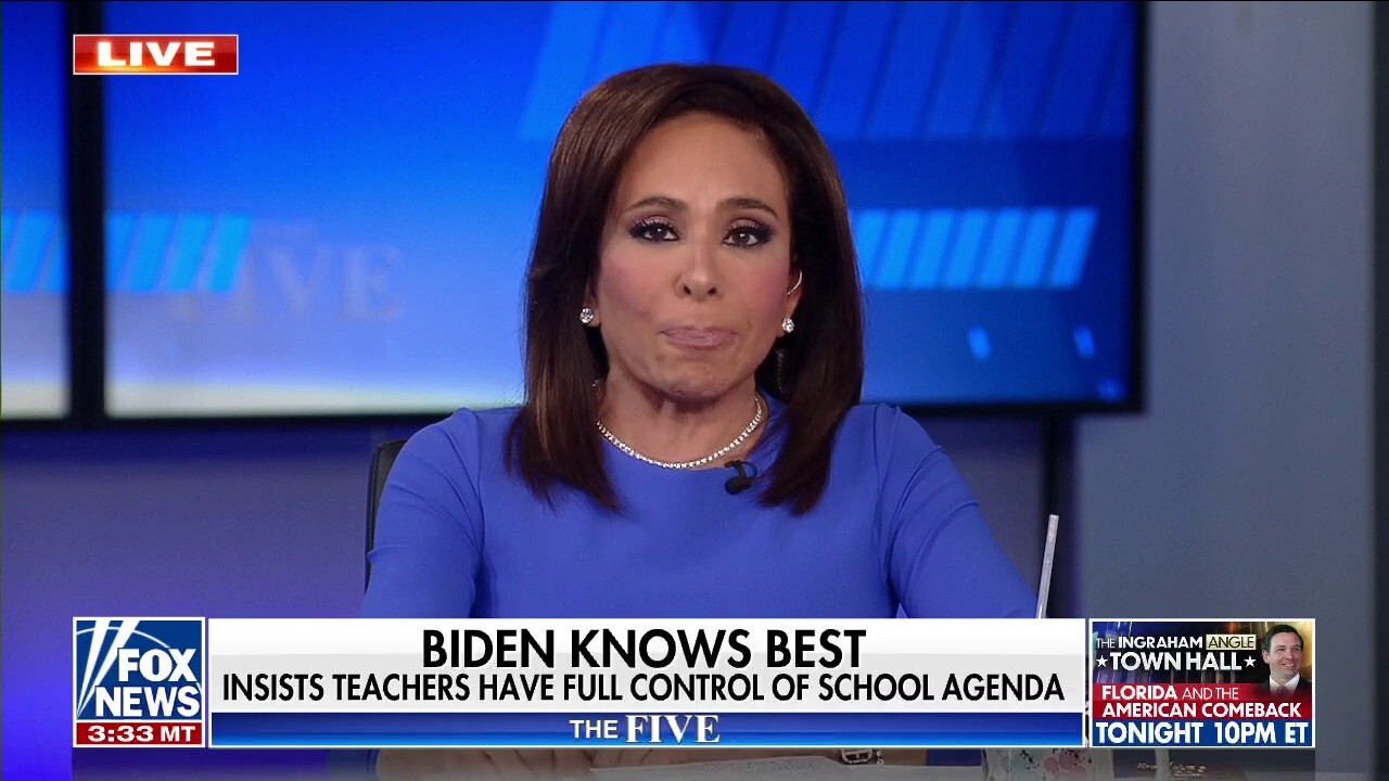 Judge Jeanine rips Biden for his 'they're all our children' comment