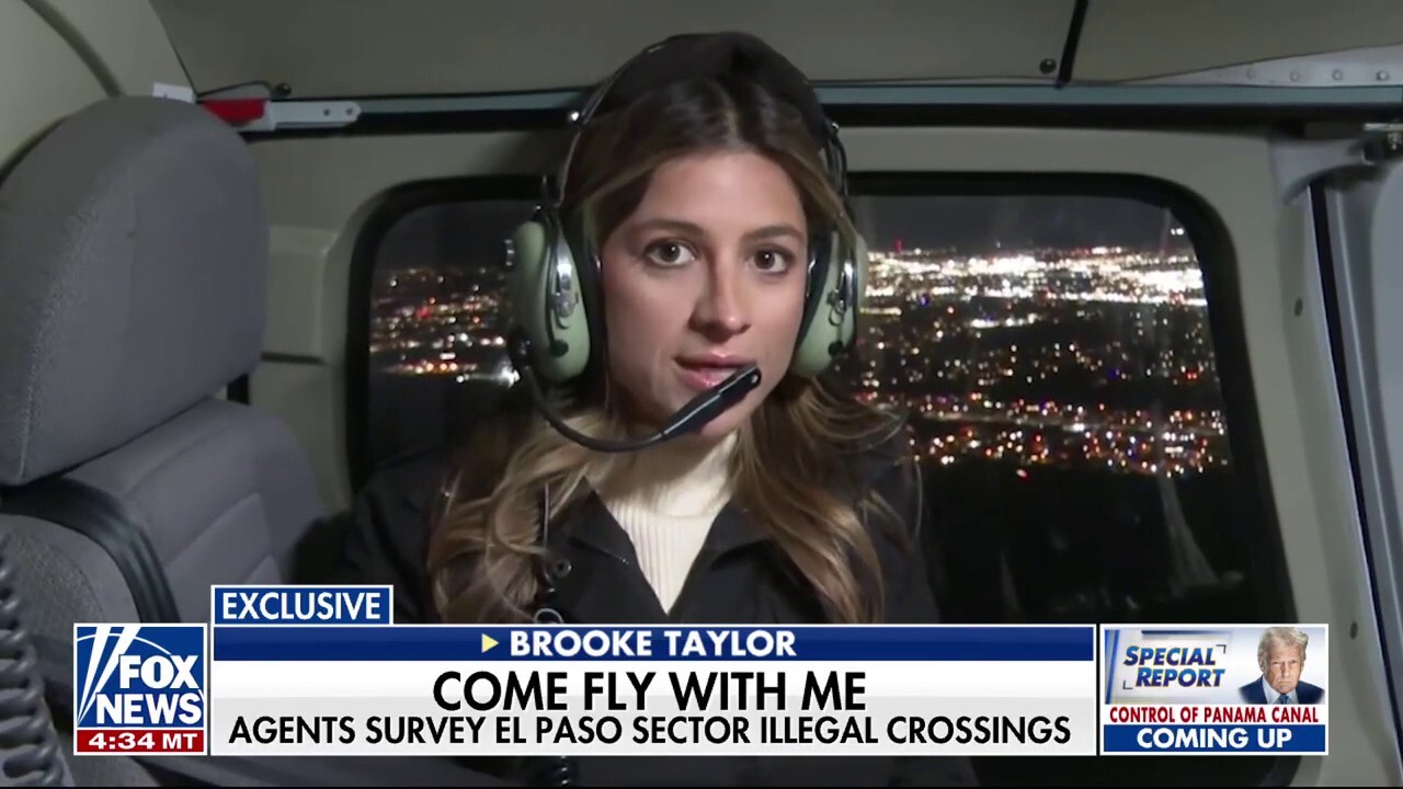  Inside an exclusive helicopter patrol at the southern border