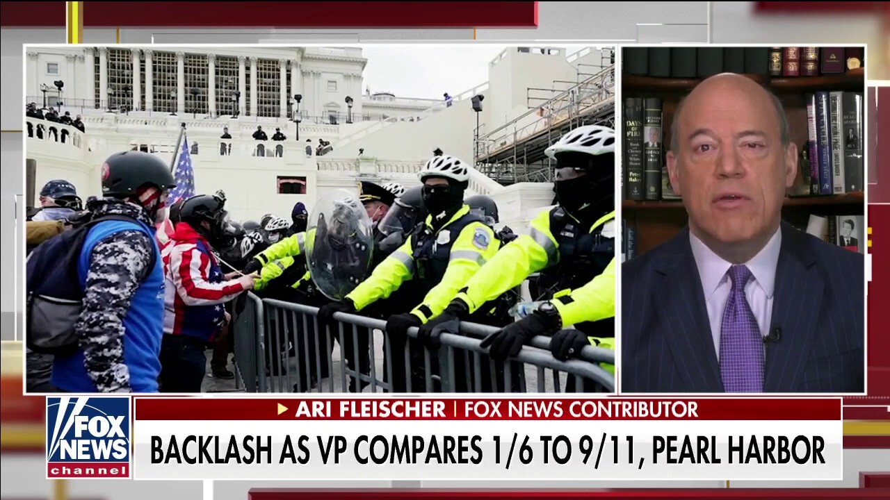 Ari Fleischer rips Kamala Harris for comparing 1/6 to 9/11, Pear Harbor: It is a 'ridiculous comparison'