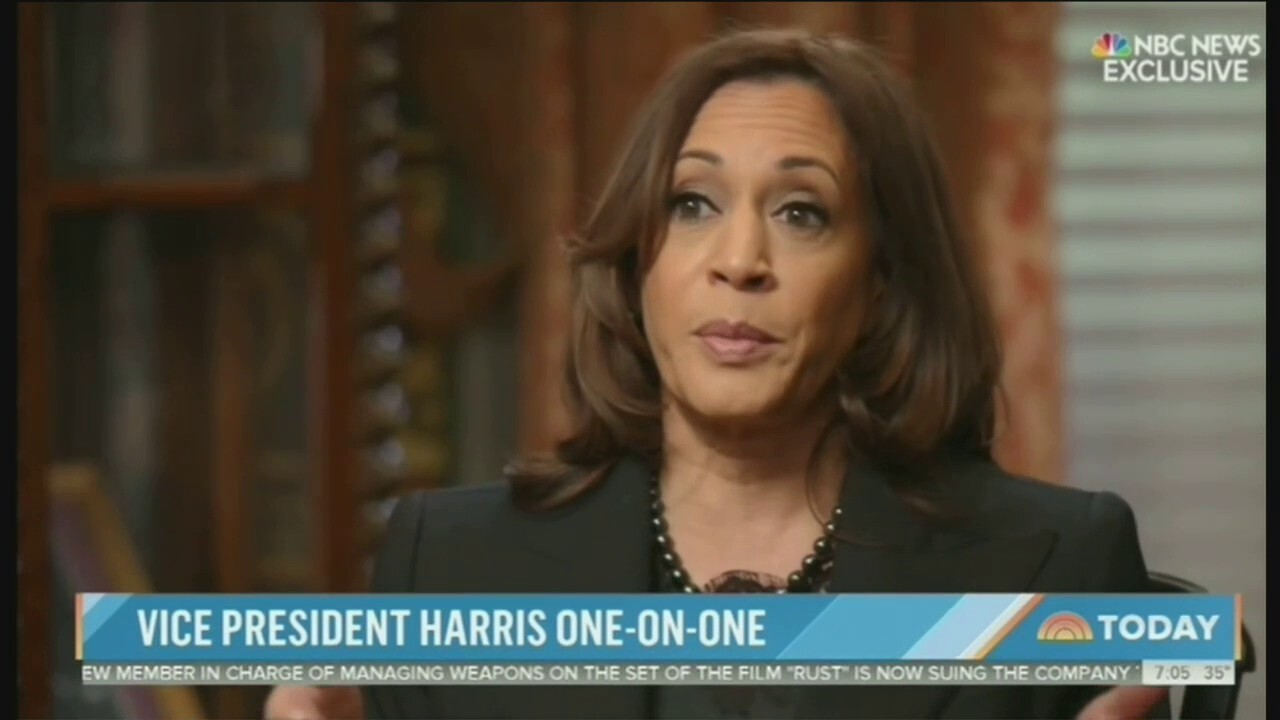 Kamala Harris repeatedly says 'we are doing it' when asked about timeline of promised 500 million COVID tests