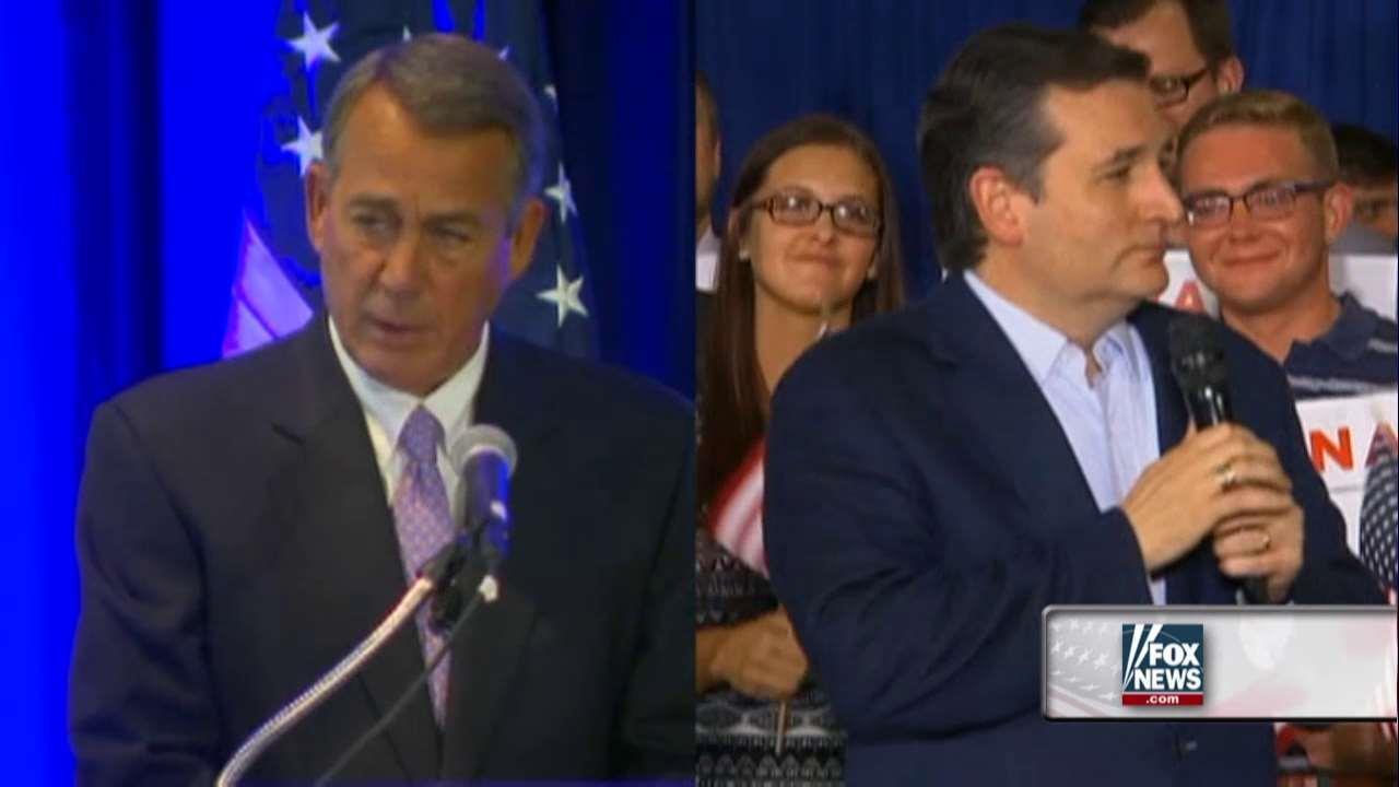 Boehner's public Cruz insult is catnip for the press