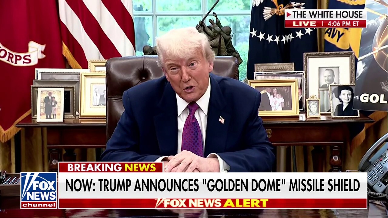 Trump announces 'Golden Dome' missile shield, praises 'supertechnology' defense