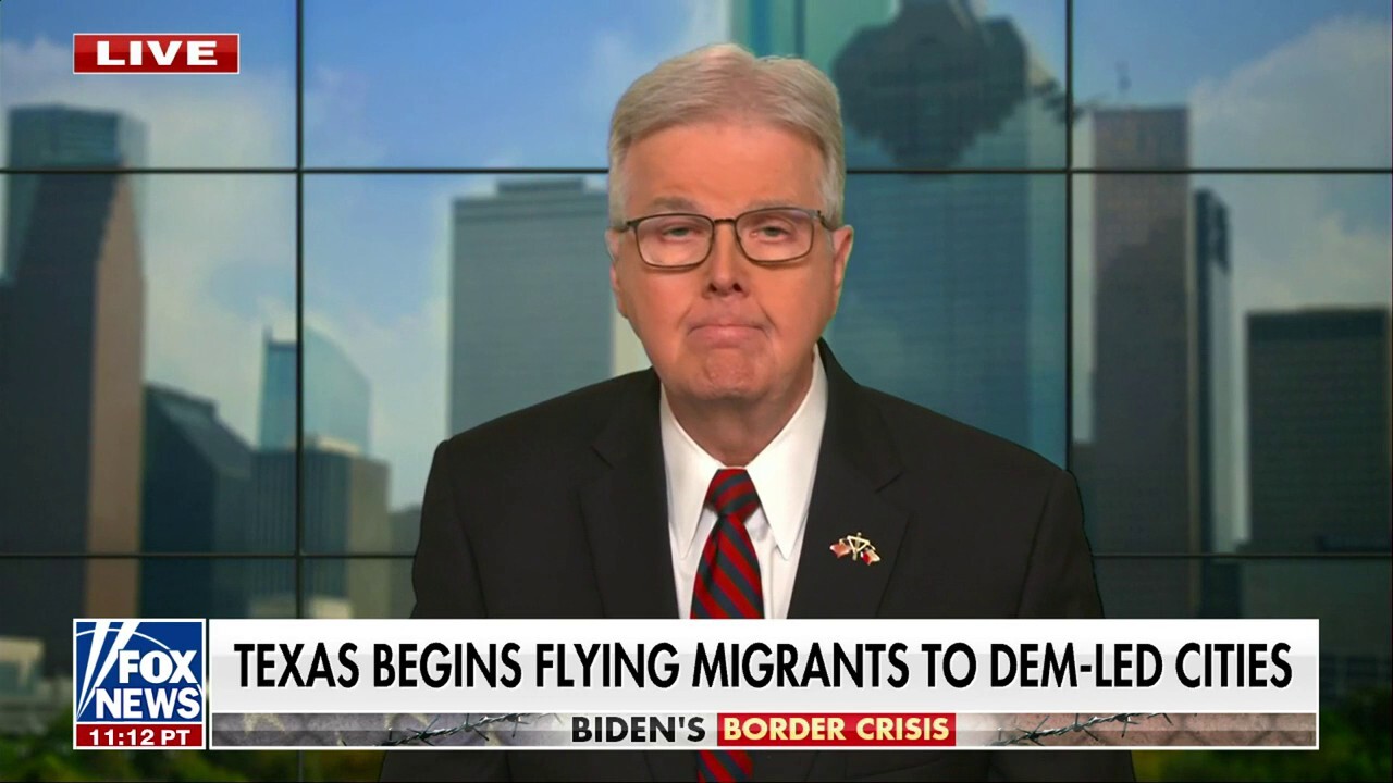 Texas Lieutenant Governor Dan Patrick defends a new state policy that allows officials to arrest illegal migrants as the border crisis rages on.
