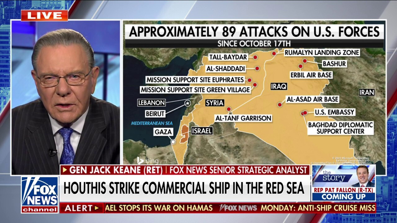 Gen Jack Keane: The weakness the US is displaying here is 'shameful'