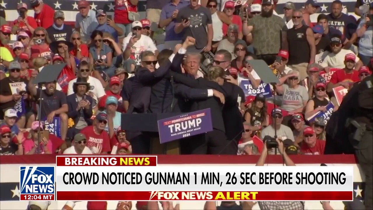Suspicious man was reportedly seen on roof about 30 minutes before Trump shooting