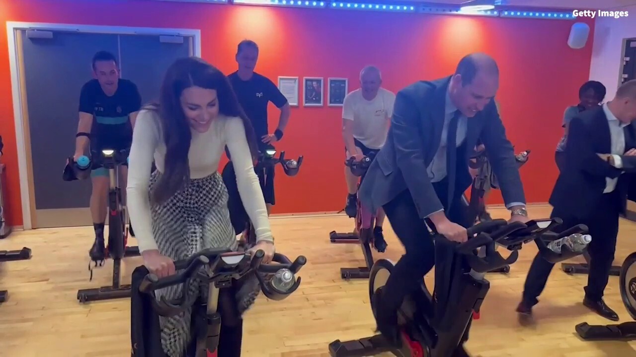 Kate Middleton beat Prince William in a cycling contest while visiting the South of Wales