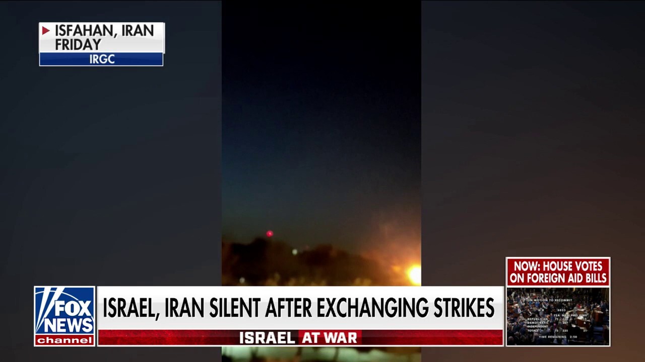 Israel, Iran silent after trading fire