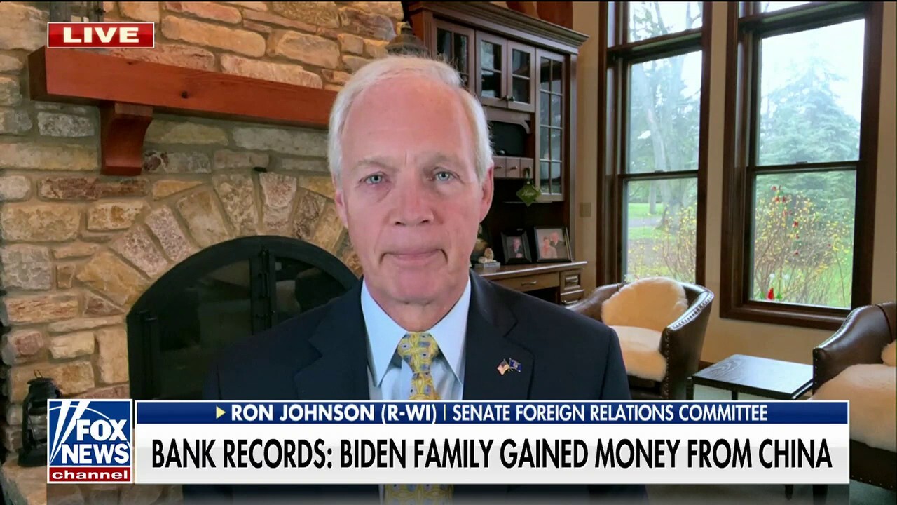 President Biden is ‘compromised’ to a ‘jaw-dropping’ degree: Sen. Ron Johnson