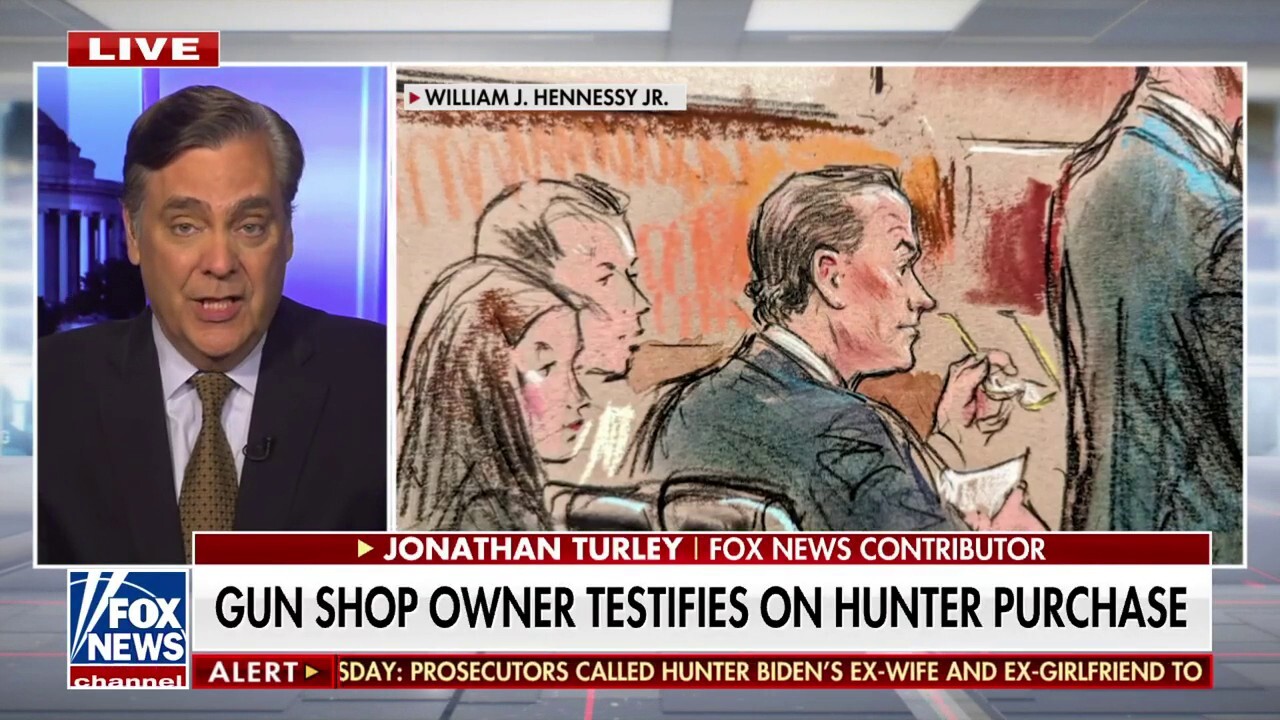 Jonathan Turley reveals why Hunter Biden isn't pleading guilty in gun trial: 'This is Biden town'