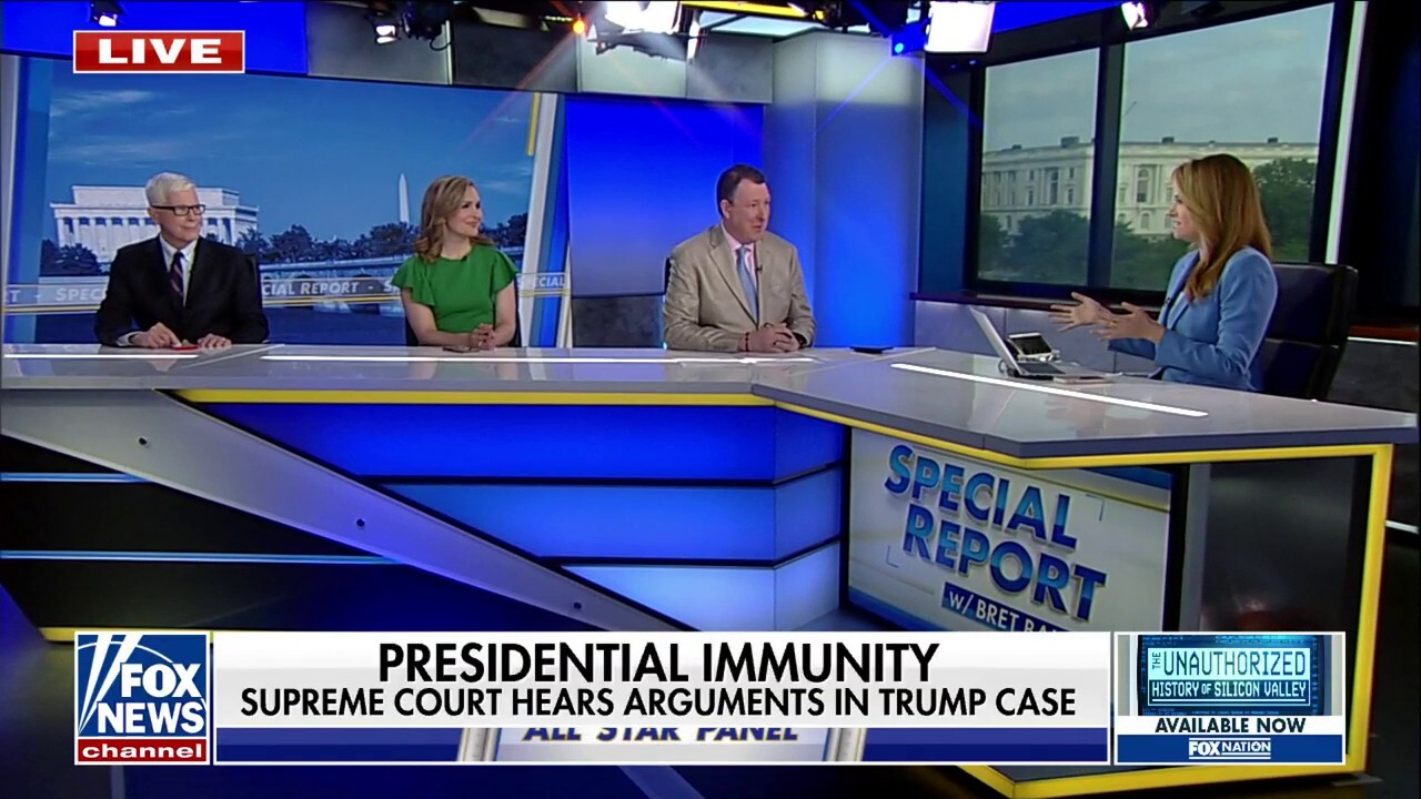 'Special Report' All-Star panel discusses the questions surrounding presidential immunity after the Supreme Court hears former President Trump's case.