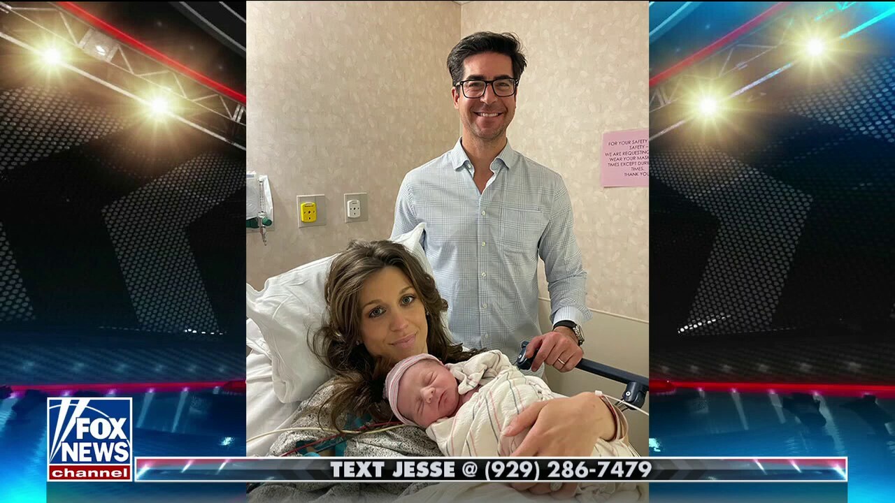 Jesse Watters and wife Emma their baby girl into the world