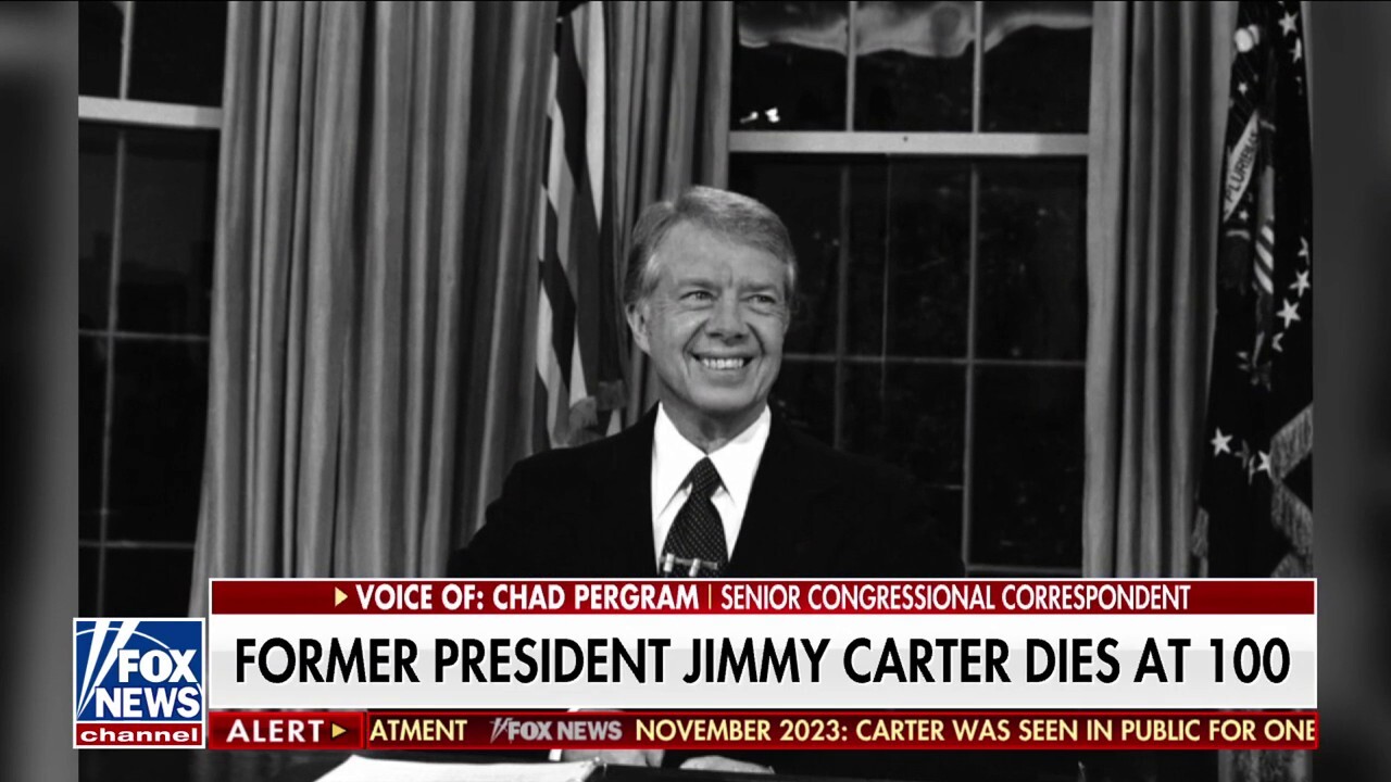 Fox News senior congressional correspondent Chad Pergram reports on the death of former President Jimmy Carter on 'Fox News Live.'