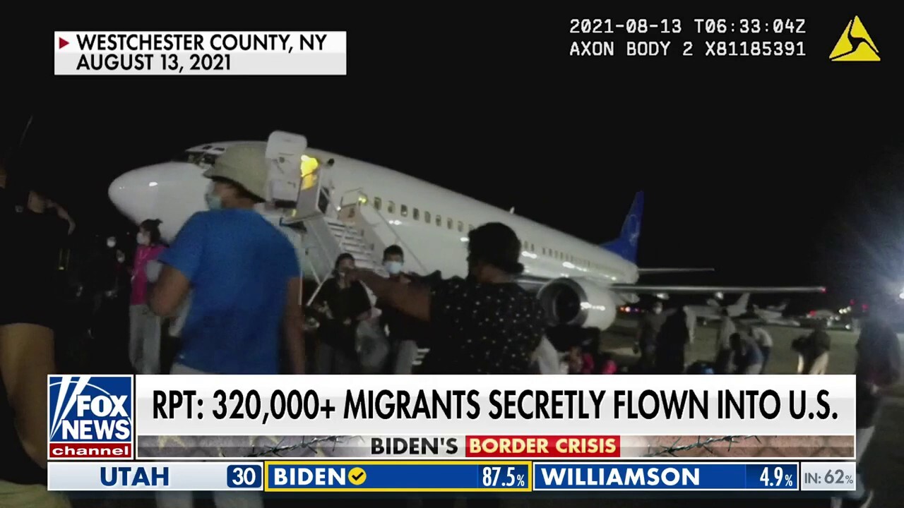 Biden White House secretly flew over 320,000 inadmissible migrants into US airports: Report