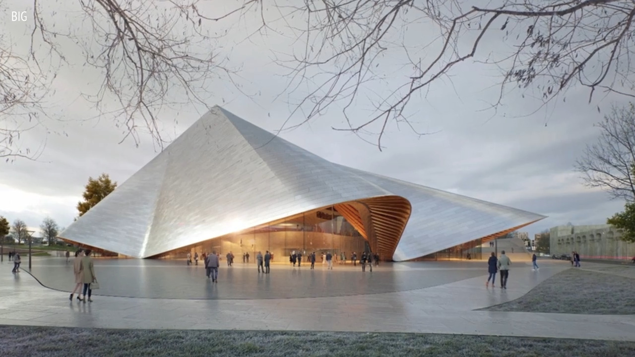 Solar-powered roof wraps new mega modern opera house