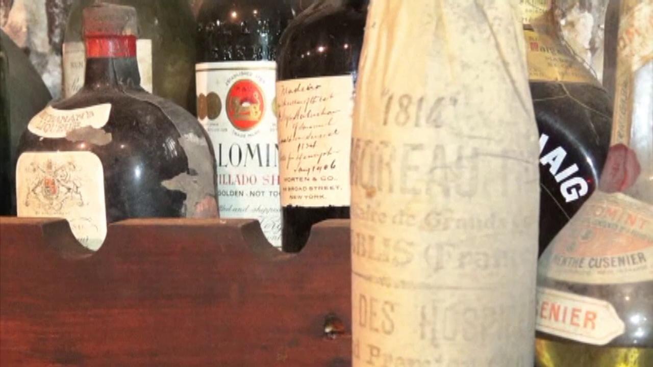 Prohibition-era wall demo reveals Colonial-era wine cellar