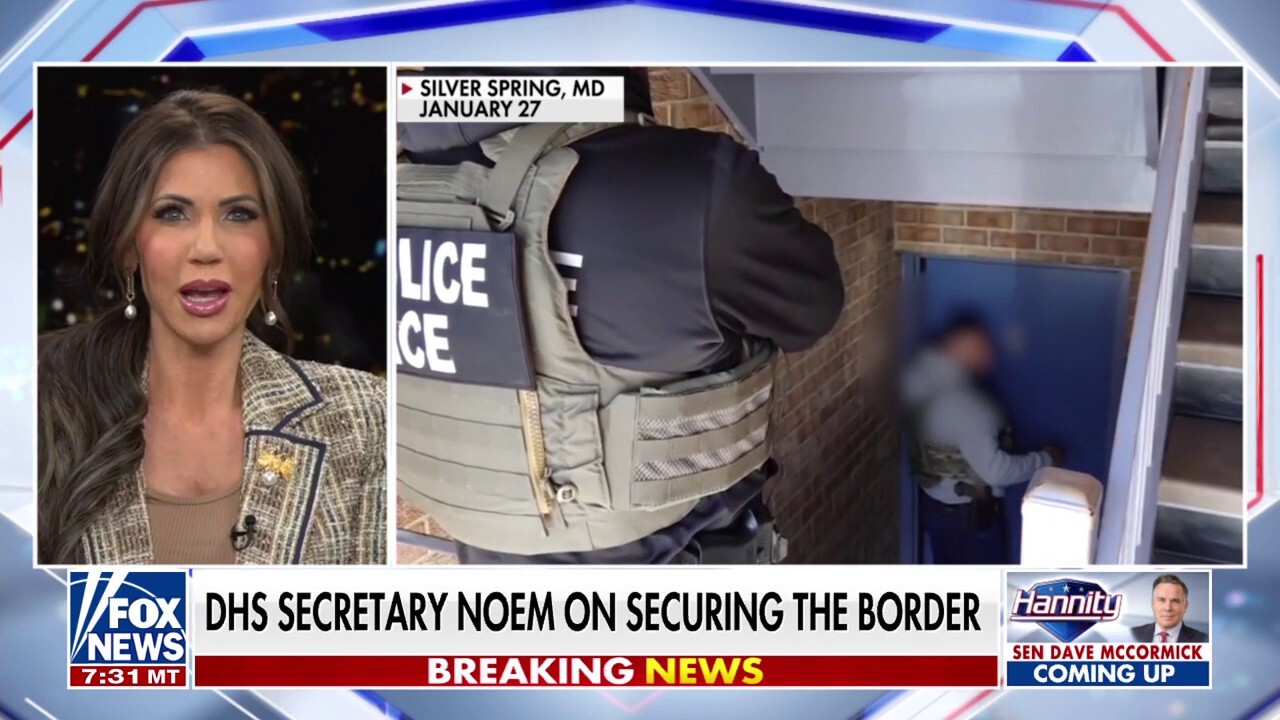 Kristi Noem on the border: Scales of justice have been 'balanced'