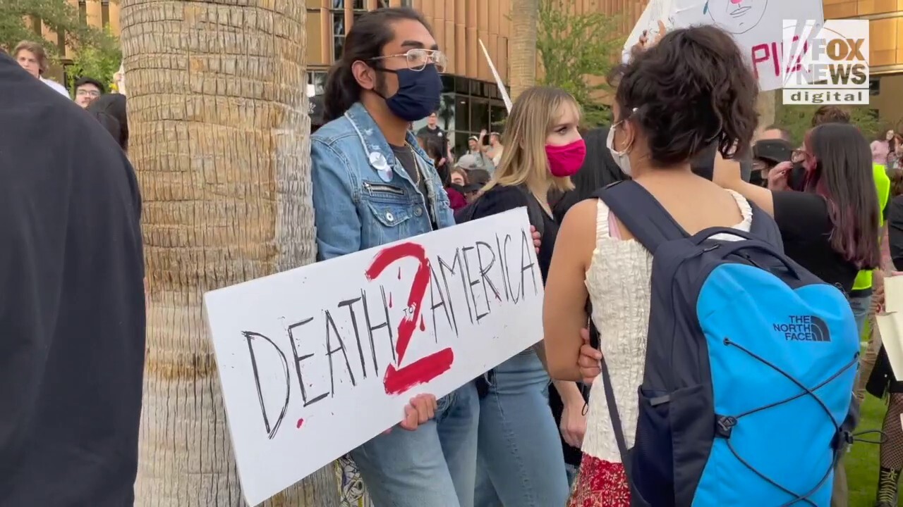 WATCH NOW: Protesters and supporters rally at Arizona State University over Kyle Rittenhouse