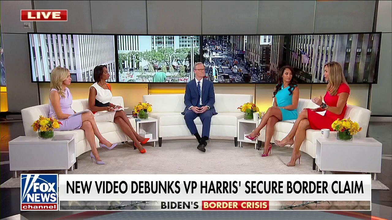 'Outnumbered' on new Fox video debunking VP Harris' border security claim