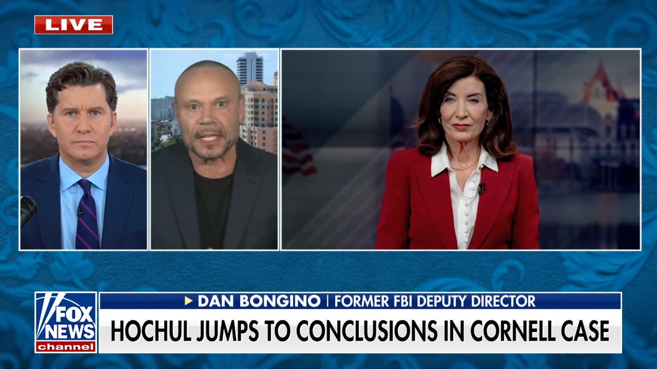 Dan Bongino blasts NY Gov. Kathy Hochul over bias concerns in Cornell investigation