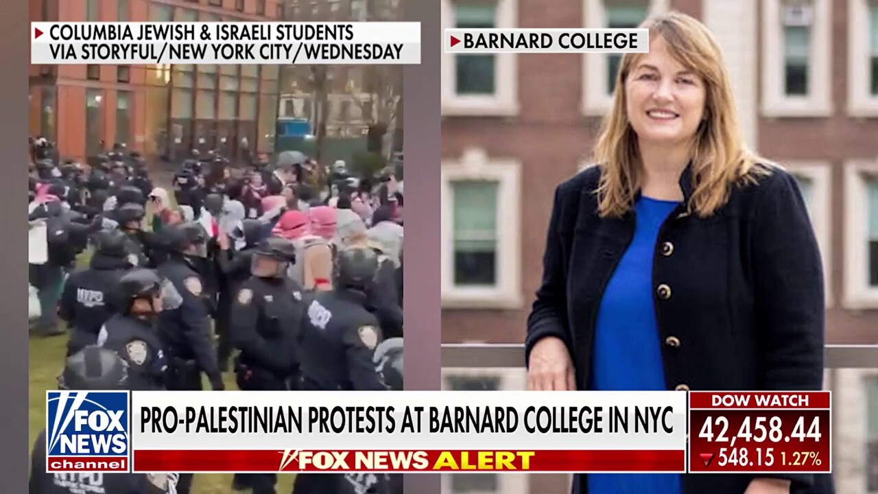 Barnard College president says she wants a chance to speak with pro-Palestinian protesters