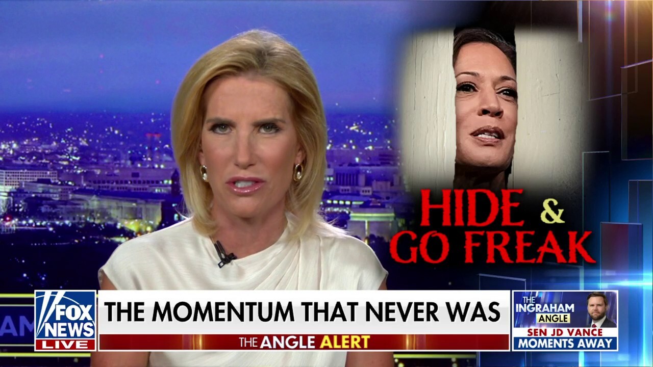 Laura: Any momentum Kamala Harris had was media-generated