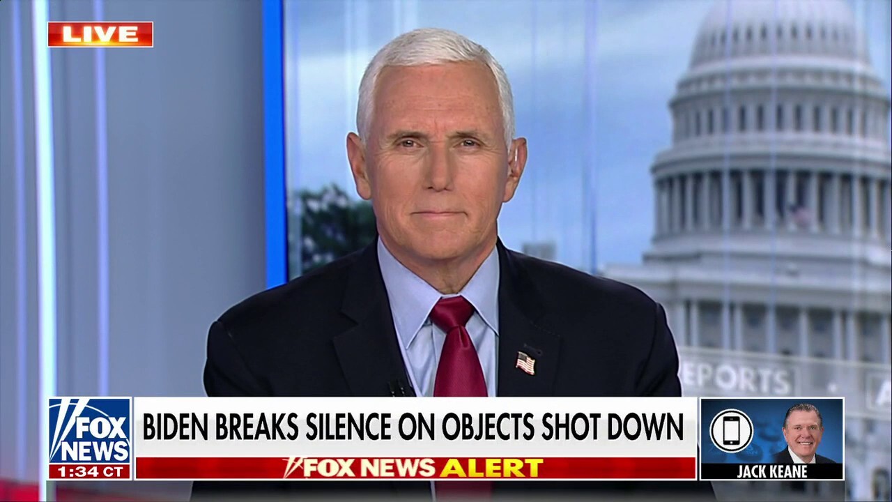 Biden’s address on aerial objects ‘too little too late’: Mike Pence