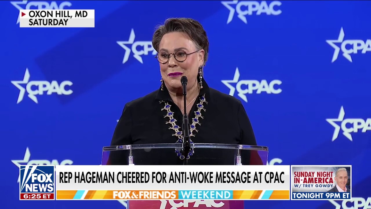 CPAC crowd cheers Rep. Hageman's anti-woke address