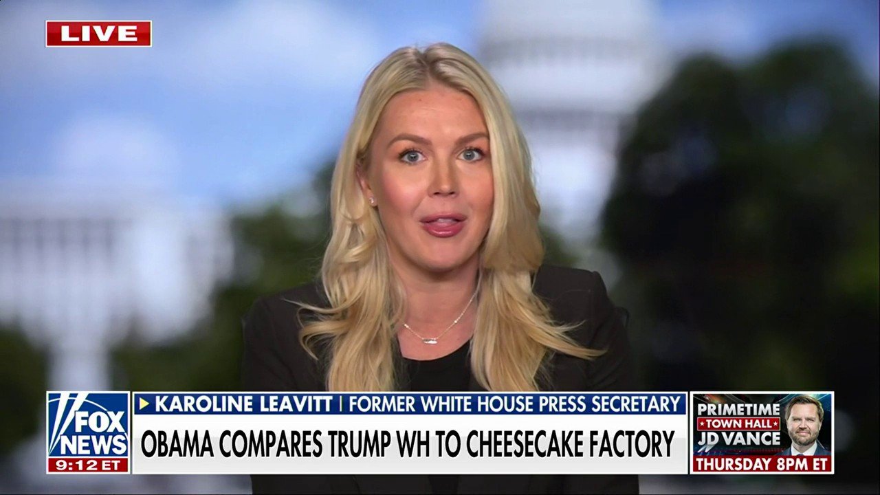 Leavitt rips Obama over Trump jab: 'Fell flat'