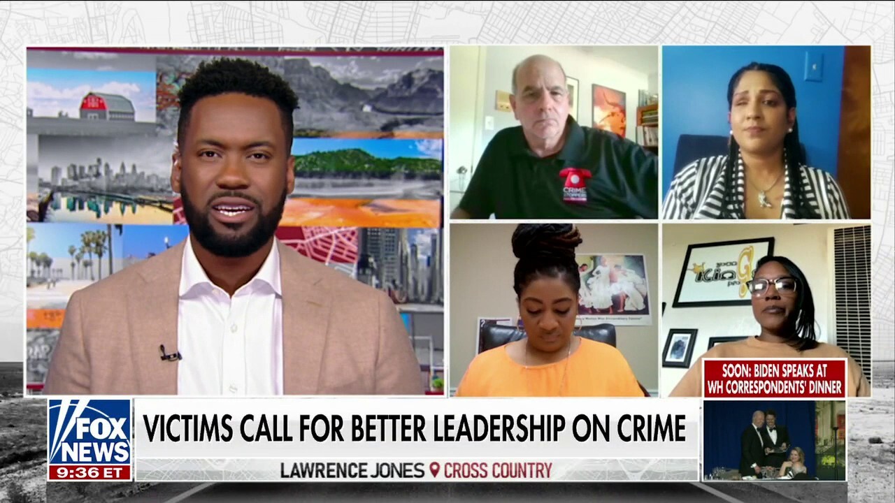 Lawrence Jones speaks to victims affected by America's crime crisis
