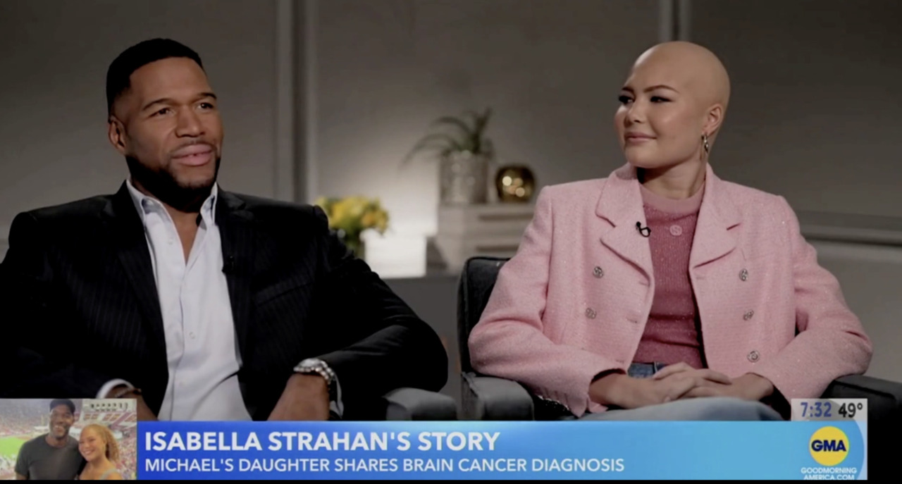 Michael Strahan's daugher Isabella discusses brain cancer diagnosis